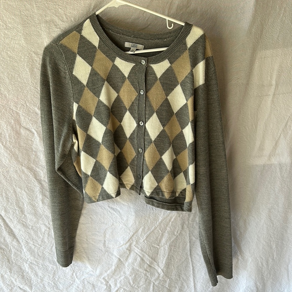 Croft & Barrow argyle cardigan